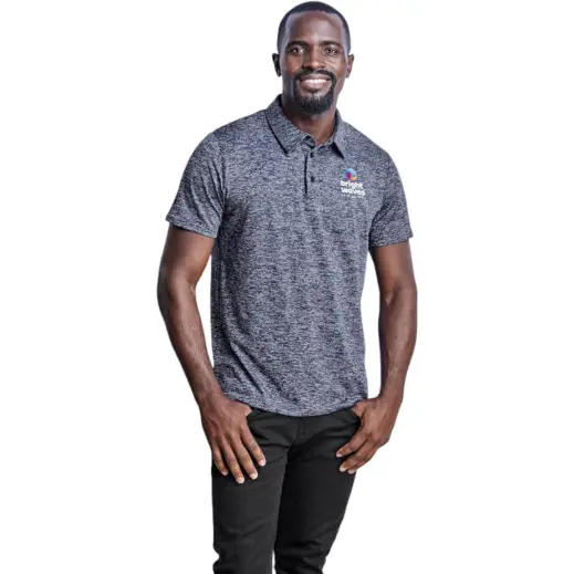 Mens Echo Golf Shirt Model